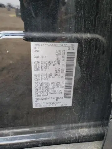 2021 NISSAN MURANO SV  