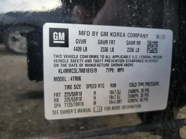 2021 BUICK ENCORE GX PREFERRED  