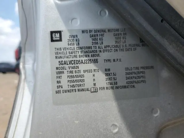 2010 BUICK ENCLAVE CXL  