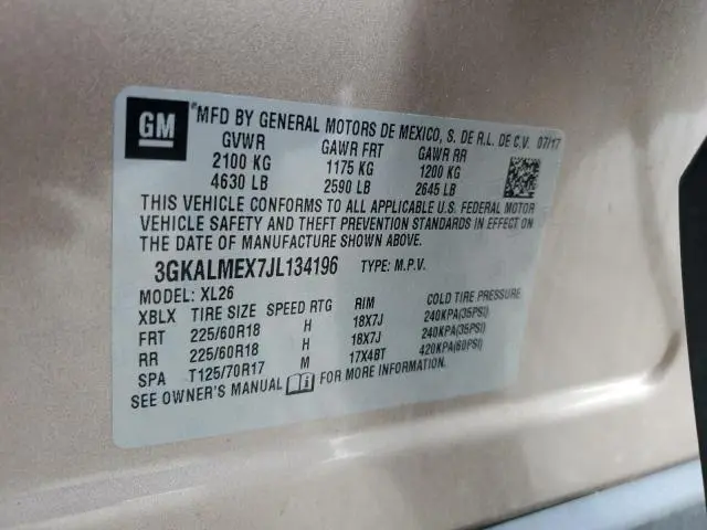 2018 GMC TERRAIN SLE  