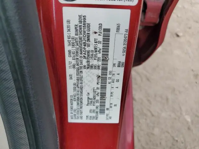 2013 FORD FIESTA SE  
