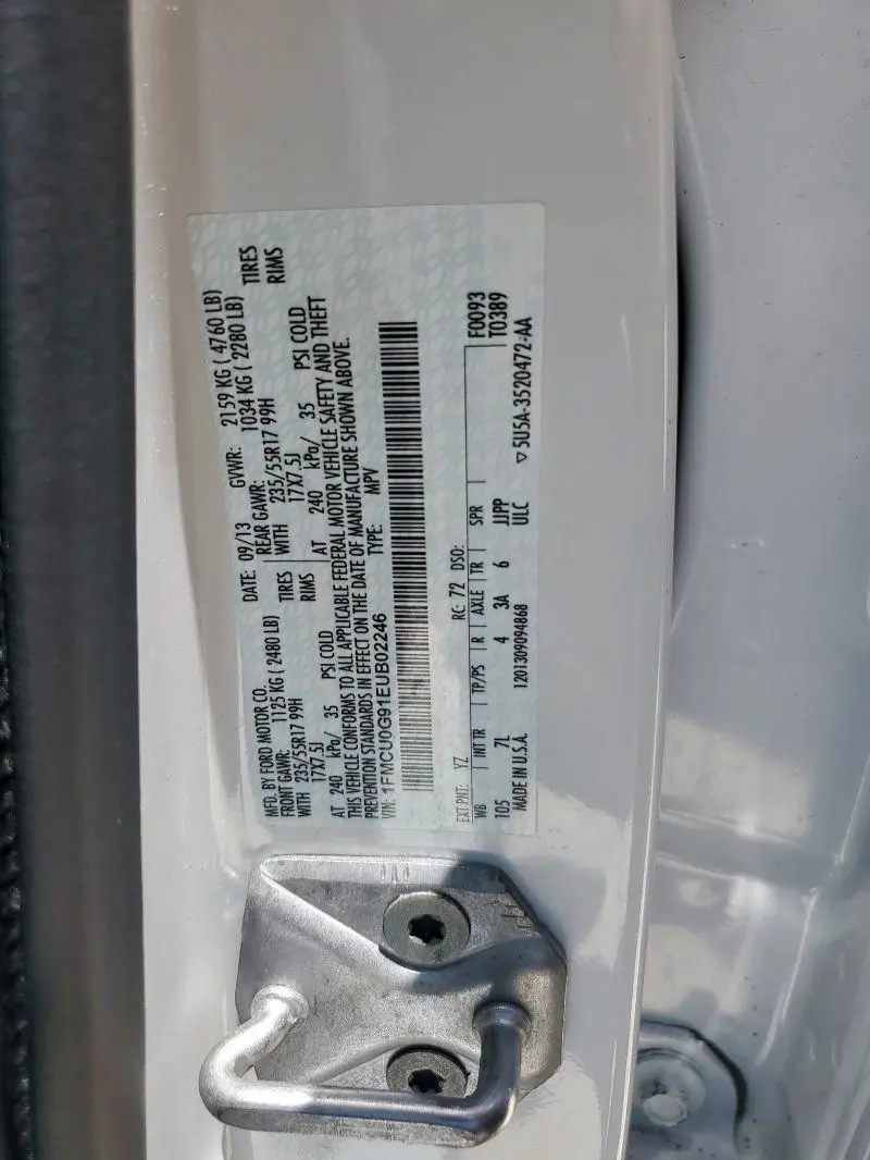 2014 FORD ESCAPE SE  