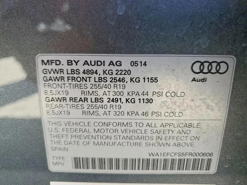 2015 AUDI Q3 PREMIUM PLUS  