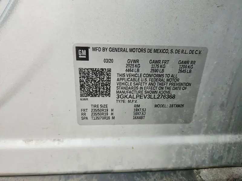 2020 GMC TERRAIN SLT  