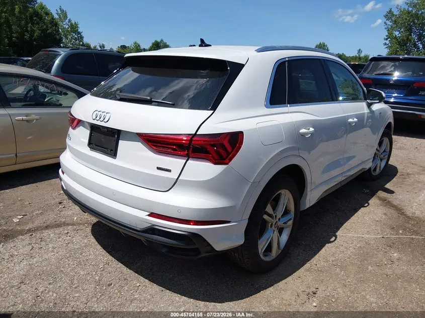 2021 AUDI Q3 PREMIUM PLUS 45 TFSI S LINE QUATTRO TIPTRONIC
