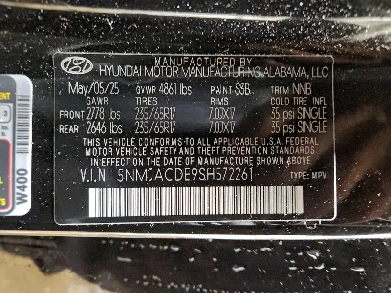 2025 HYUNDAI TUCSON SE  