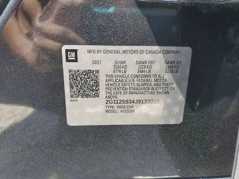 2018 CHEVROLET IMPALA PREMIER  