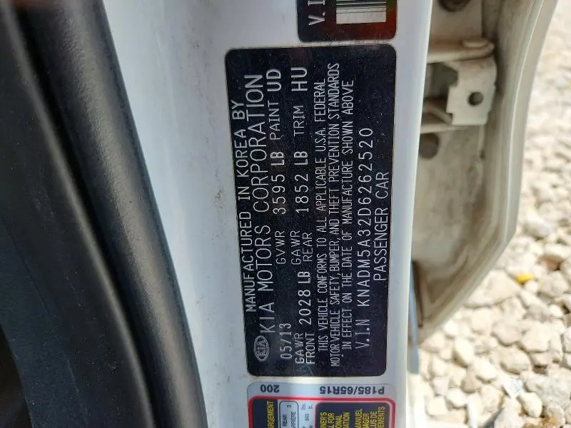 2013 KIA RIO LX  