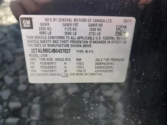 2011 GMC TERRAIN SLE  