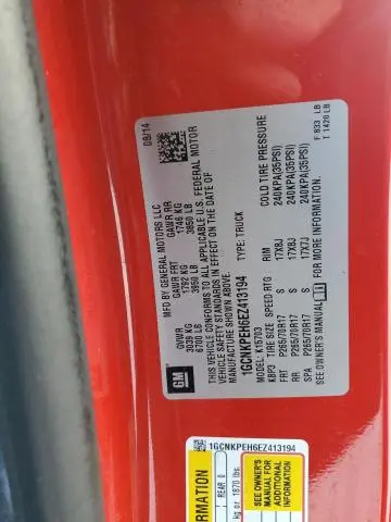 2014 CHEVROLET SILVERADO K1500  