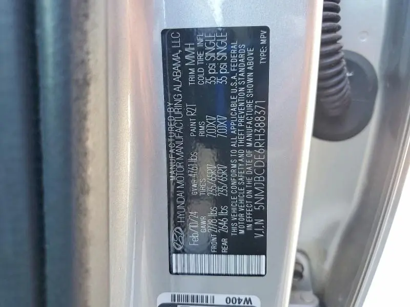 2024 HYUNDAI TUCSON SEL  