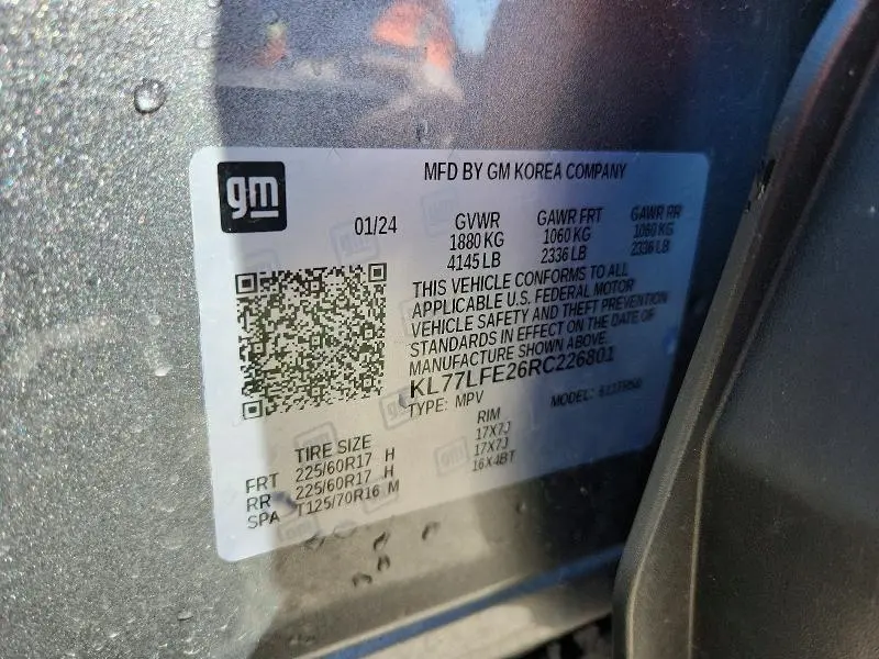 2024 CHEVROLET TRAX LS  