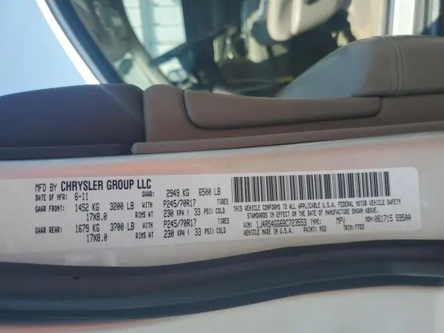 2011 JEEP GRAND CHEROKEE LAREDO  