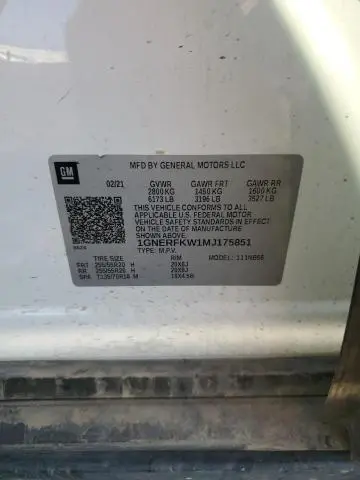 2021 CHEVROLET TRAVERSE LS  