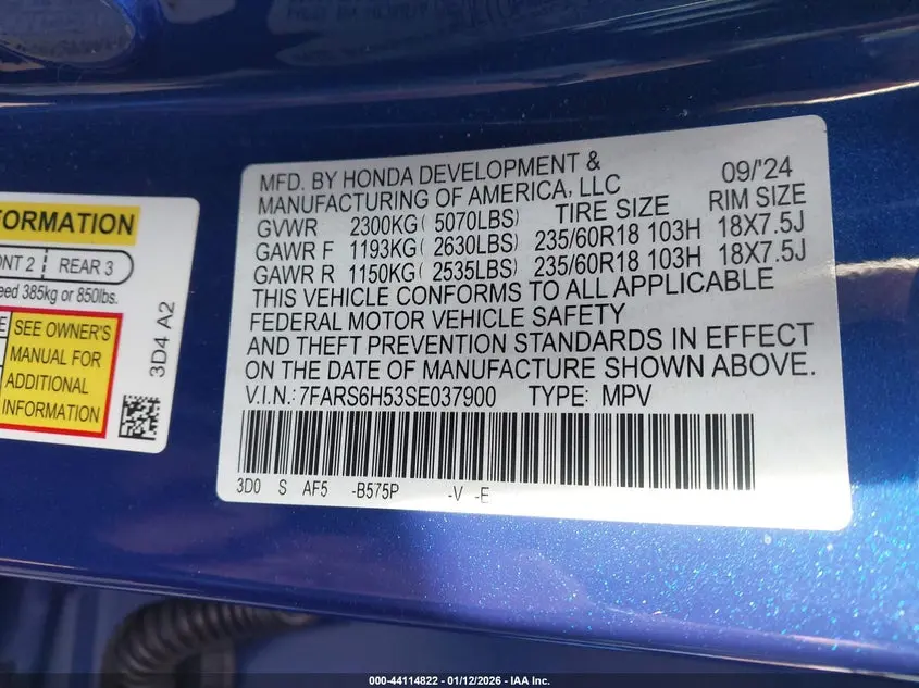 2025 HONDA CR-V HYBRID SPORT