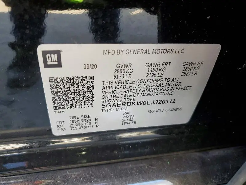 2020 BUICK ENCLAVE ESSENCE  