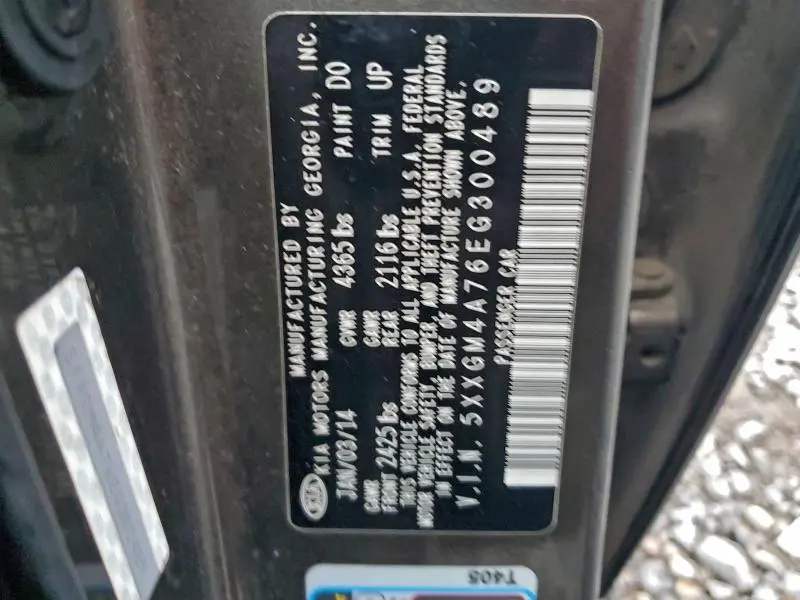 2014 KIA OPTIMA LX  