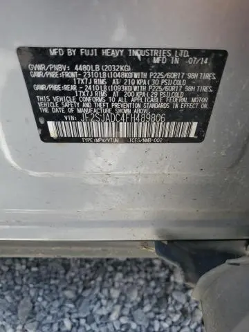 2015 SUBARU FORESTER 2.5I PREMIUM  