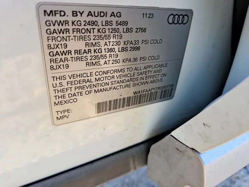 2024 AUDI Q5 PRESTIGE 45  