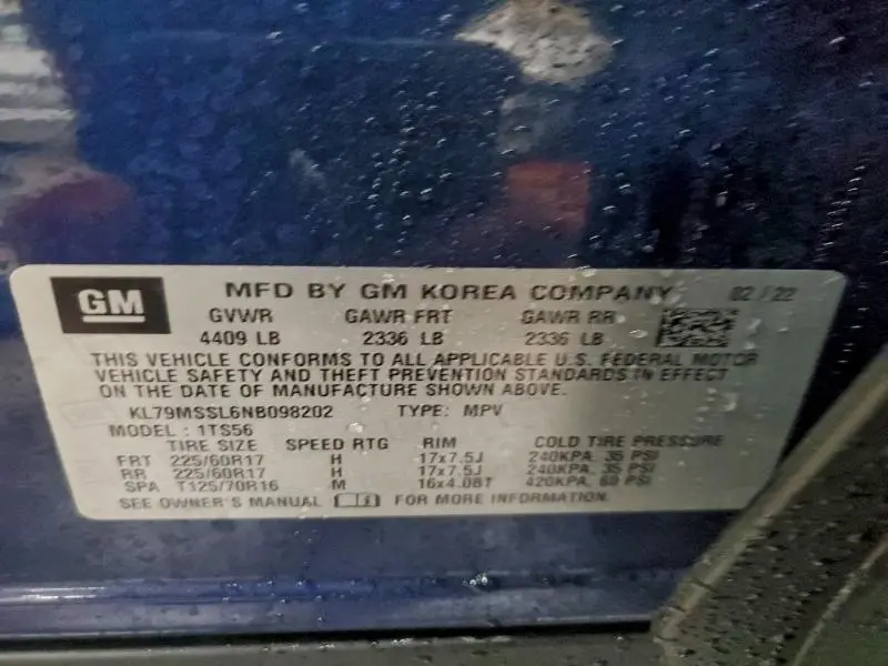 2022 CHEVROLET TRAILBLAZER ACTIV  