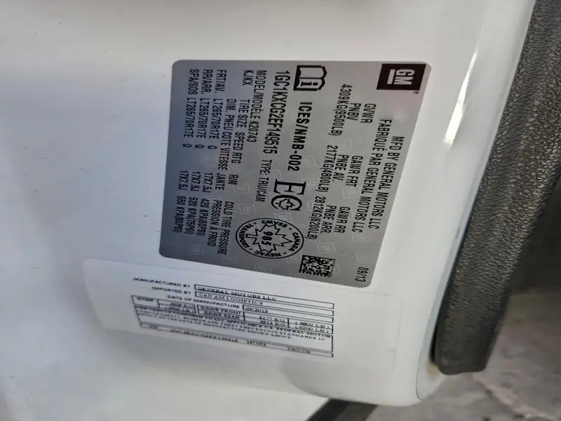 2014 CHEVROLET SILVERADO K2500 HEAVY DUTY LT  