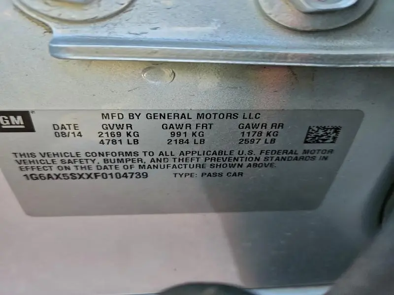 2015 CADILLAC CTS LUXURY COLLECTION  