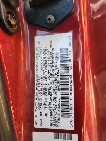 2010 TOYOTA TACOMA ACCESS CAB  