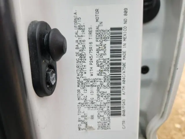 2015 TOYOTA TACOMA DOUBLE CAB PRERUNNER  