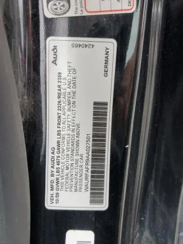 2010 AUDI A5 PREMIUM PLUS  