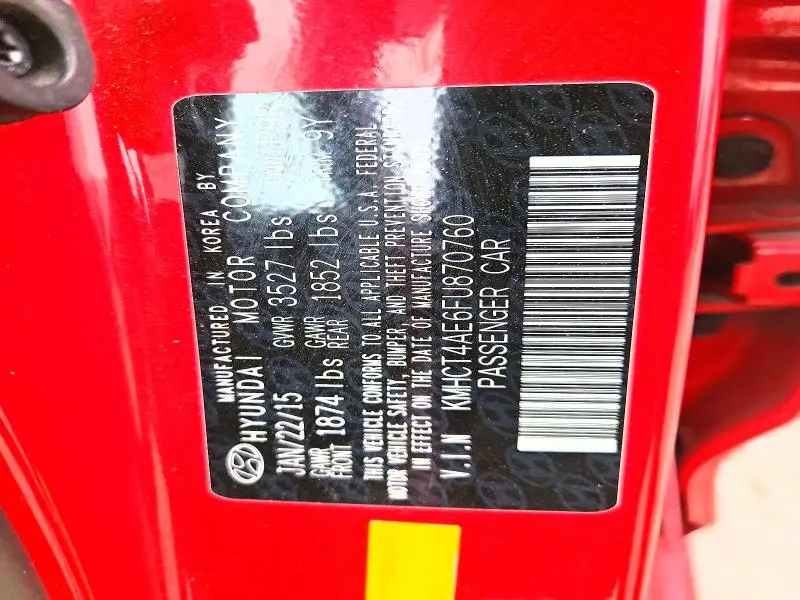 2015 HYUNDAI ACCENT GLS  