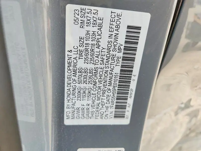 2023 HONDA CR-V SPORT  