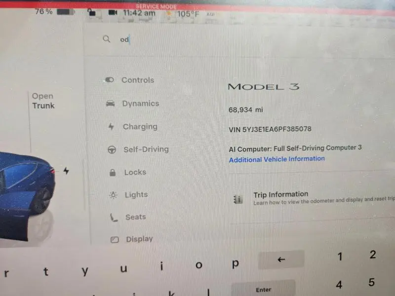 2023 TESLA MODEL 3   
