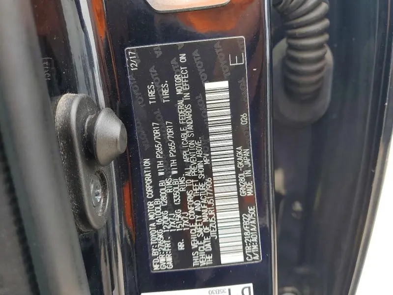 2018 TOYOTA 4RUNNER   