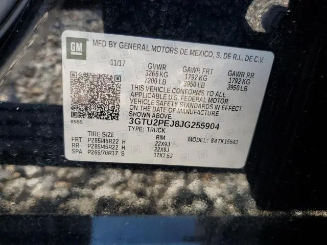 2018 GMC SIERRA K1500 DENALI  