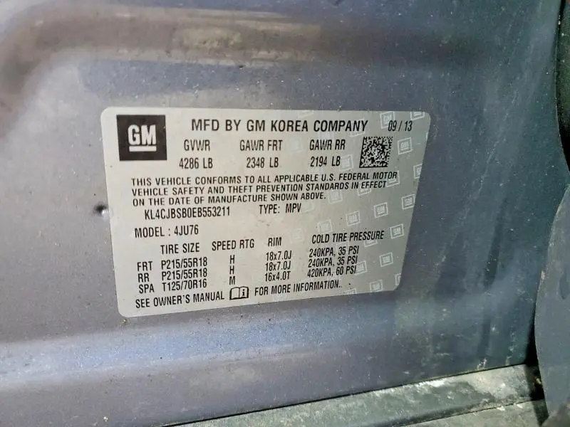 2014 BUICK ENCORE CONVENIENCE  