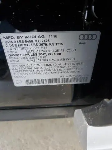 2018 AUDI Q5 PREMIUM  