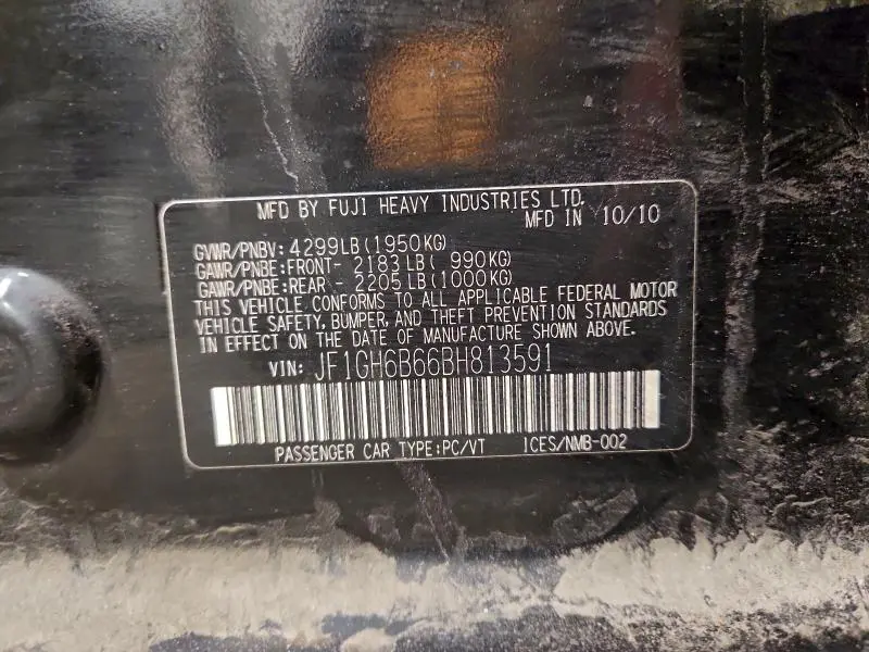 2011 SUBARU IMPREZA 2.5I PREMIUM  