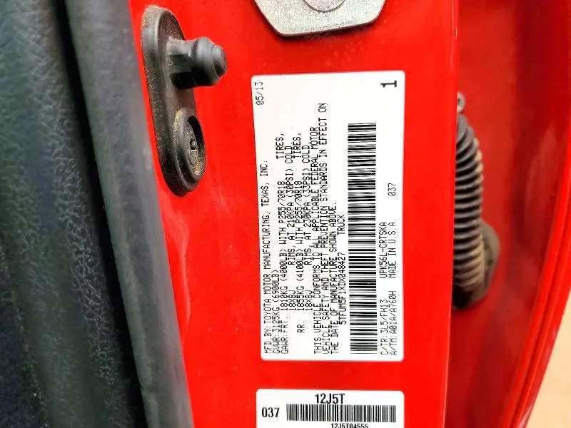 2013 TOYOTA TUNDRA DOUBLE CAB SR5  