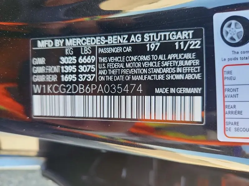 2023 MERCEDES-BENZ EQS SEDAN 450+  