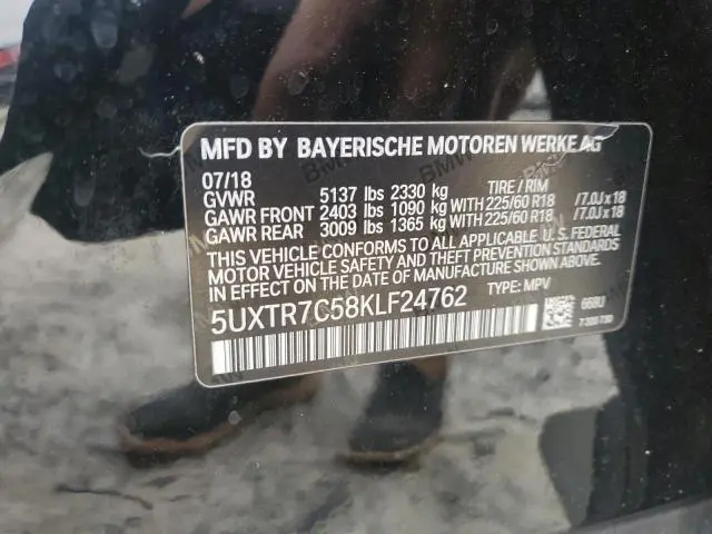 2019 BMW X3 SDRIVE30I  