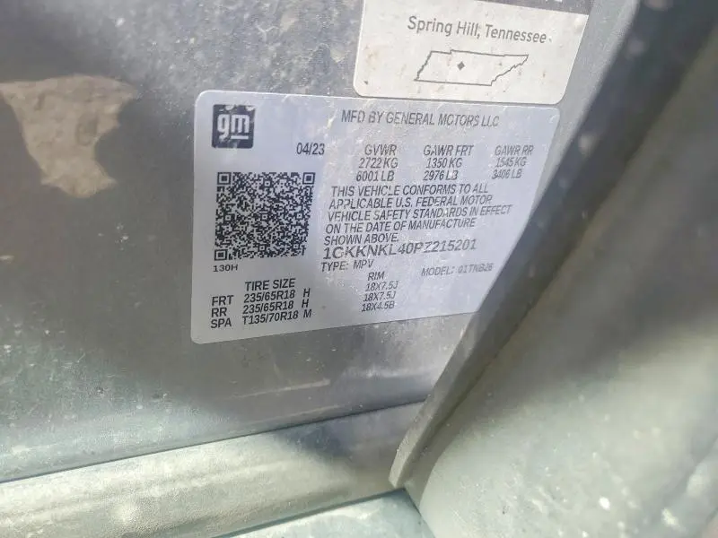 2023 GMC ACADIA SLE  