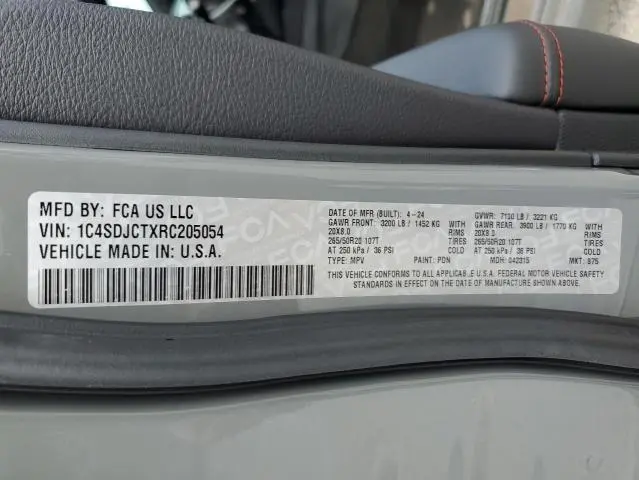 2024 DODGE DURANGO R/T