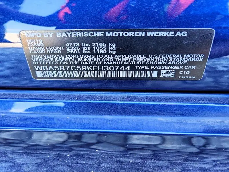 2019 BMW 330XI   