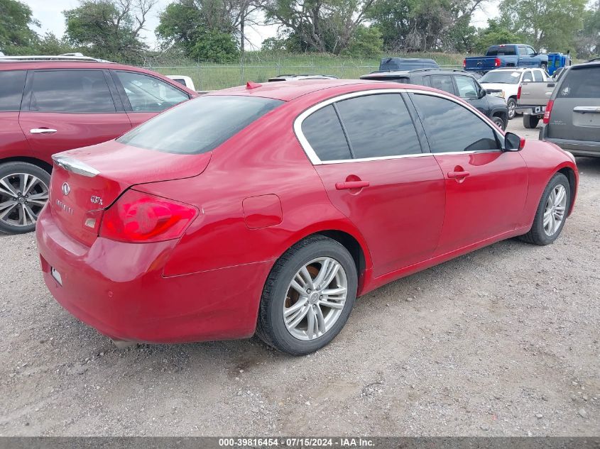 2013 INFINITI G37X  