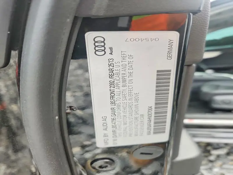 2017 AUDI A4 PREMIUM PLUS  