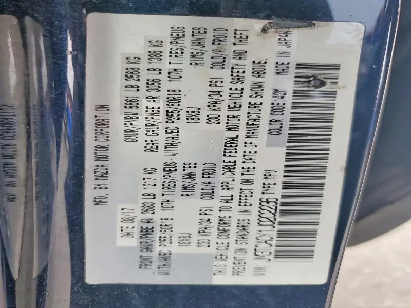 2018 MAZDA CX-9 TOURING  