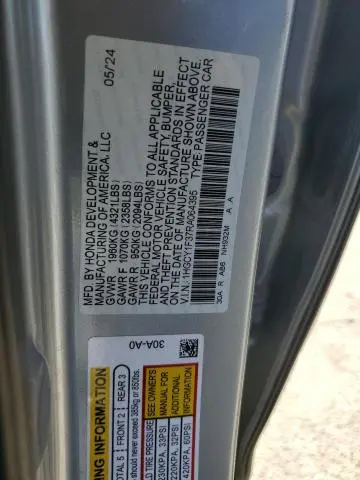 2024 HONDA ACCORD EX  