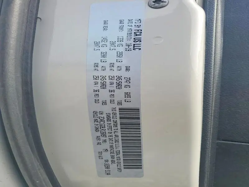 2020 CHRYSLER PACIFICA   