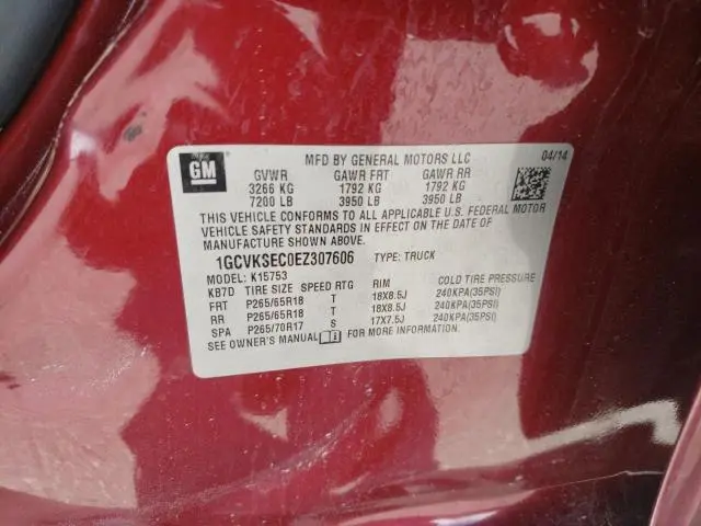 2014 CHEVROLET SILVERADO K1500 LTZ