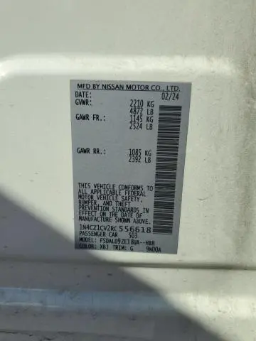 2024 NISSAN LEAF SV PLUS  